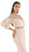 Jasmin Pink Diamante Maxi Dress
