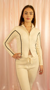 knitted-white-top-with-black-piping-bottoms-loungewear-two-piece-set-front